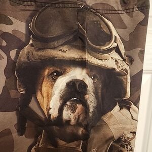 The Mountain Board Shorts Mens 36 Camo Sarge Bulldog Soldier Swim Trunk Military